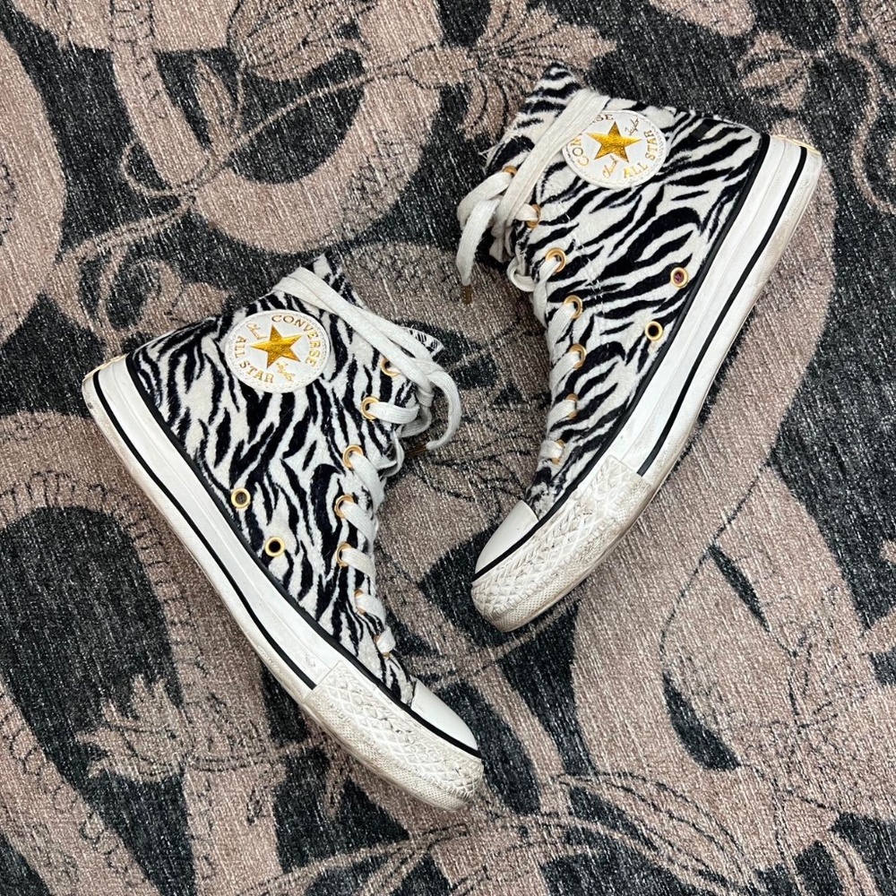 Converse All Star zebra high top 🦓